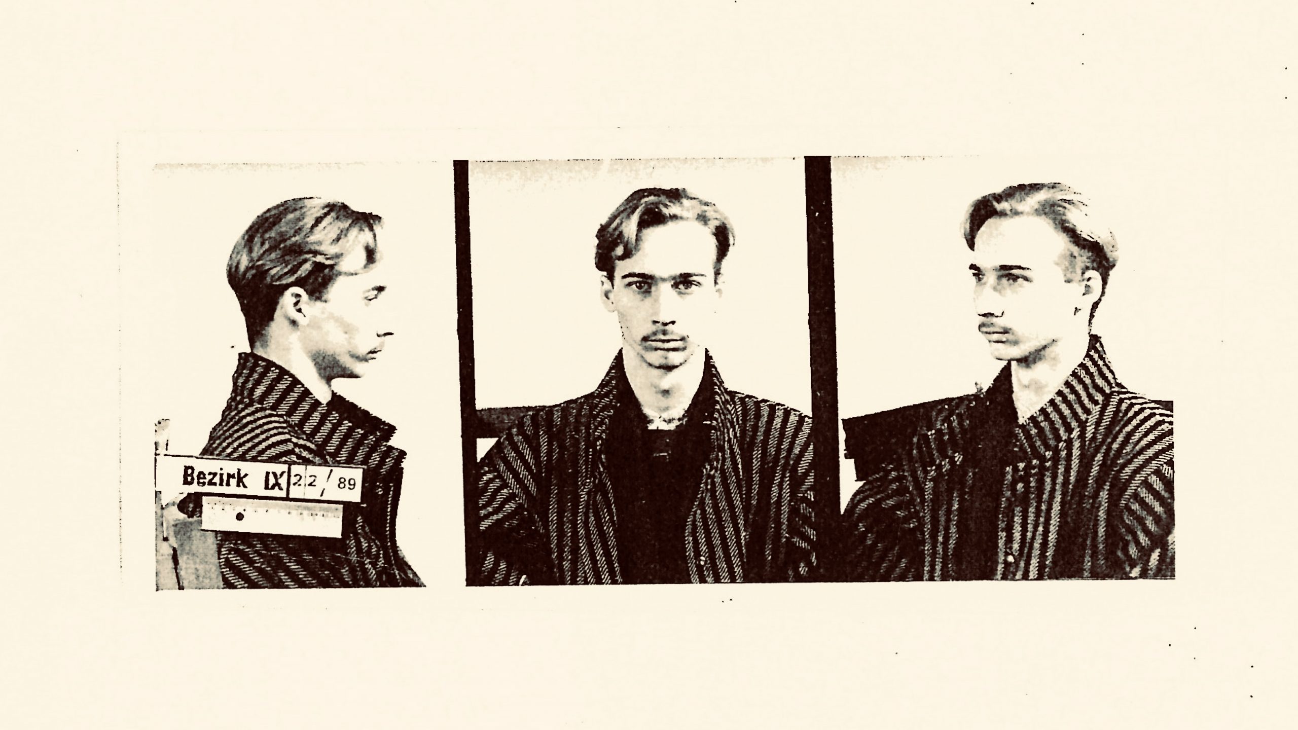 Fotografías de identificación de Mario Obst en el expediente de la Stasi BStU 000007