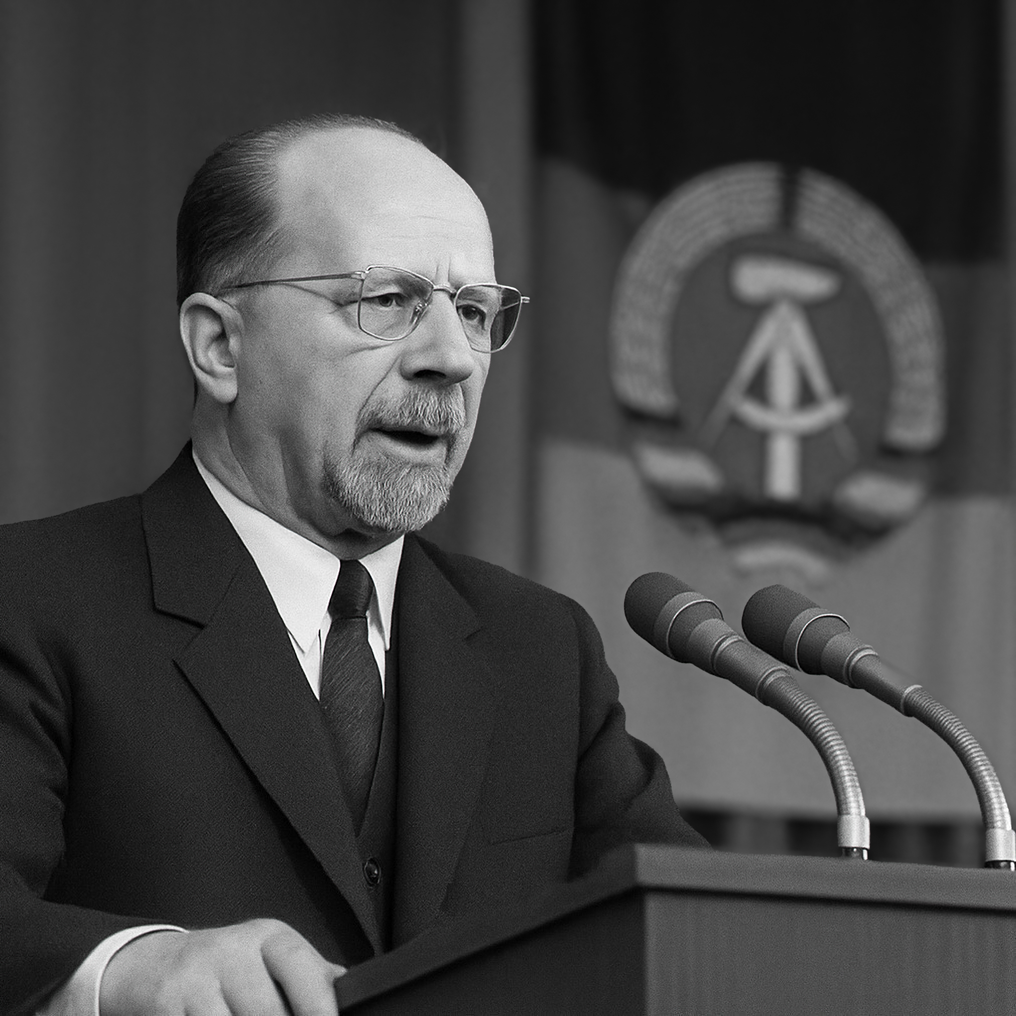 Imagen de Walter Ulbricht generada con inteligencia artificial